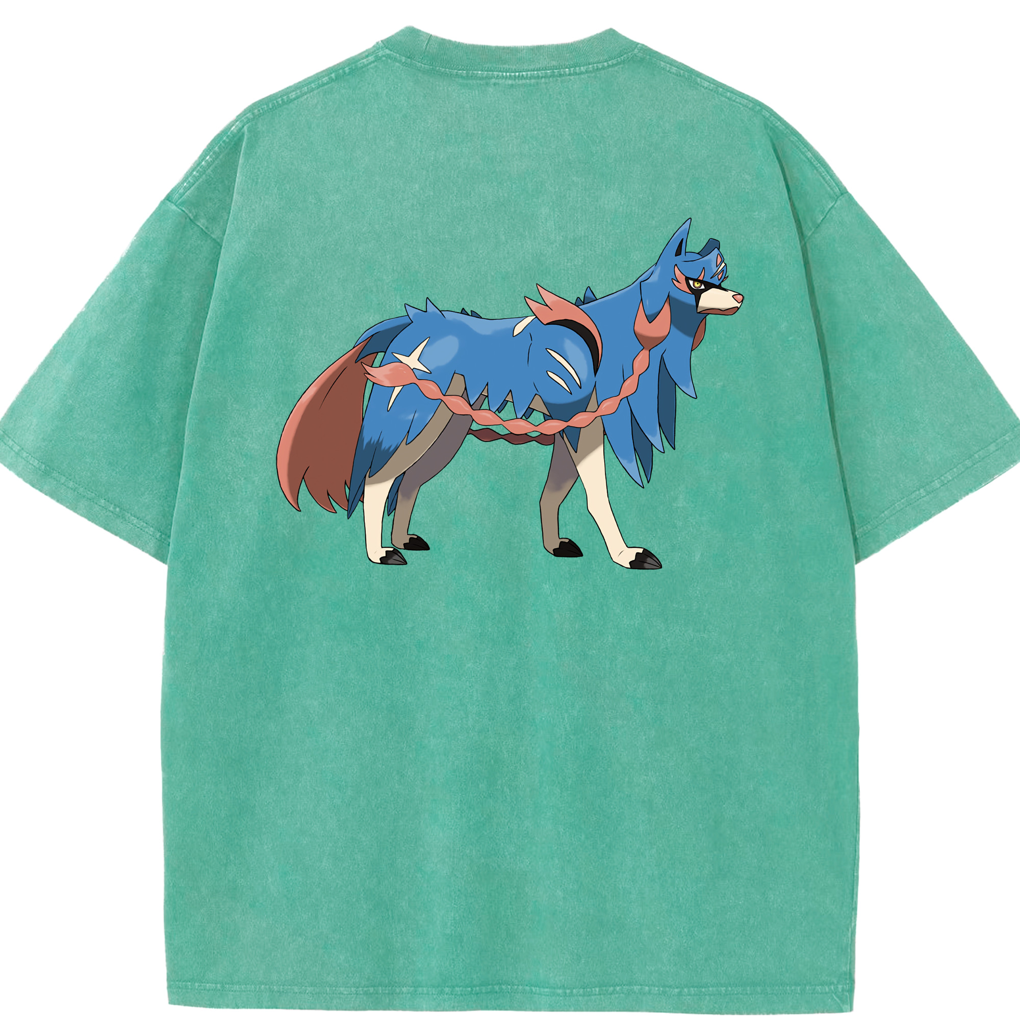 （画像用） ポケットモンスター Pokémon 綿100% ヴィンテージ風 半袖Tシャツ（背面プリント）
